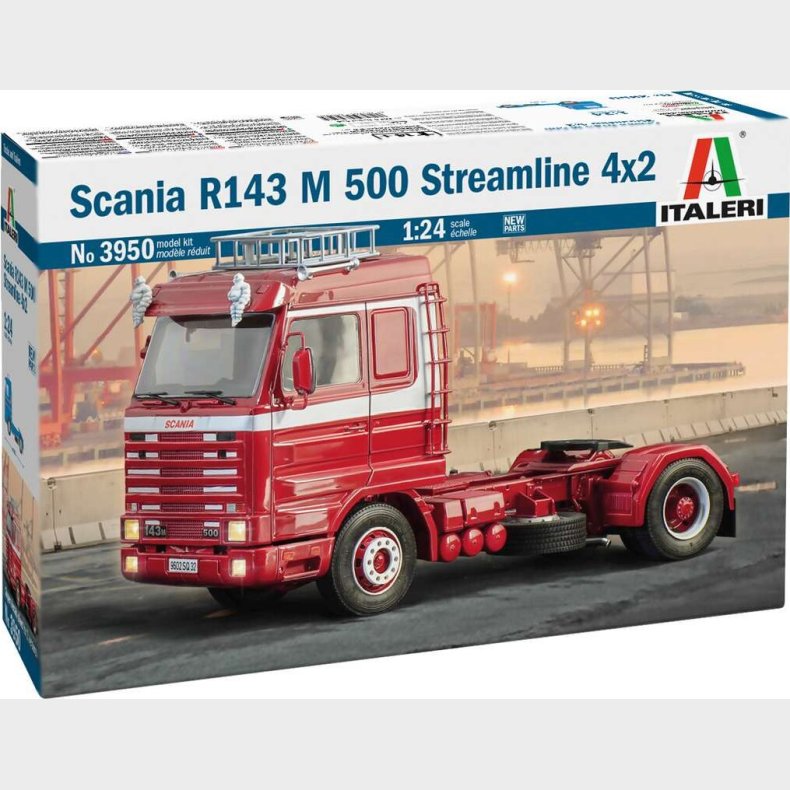 Italeri - Scania R143 M 500 Streamline 4x2 Truck - 1:24 - 3950s