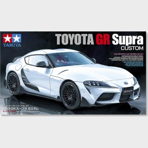 Tamiya -  Toyota Gr Supra Custom - 1/24 - Model Bil Byggest
