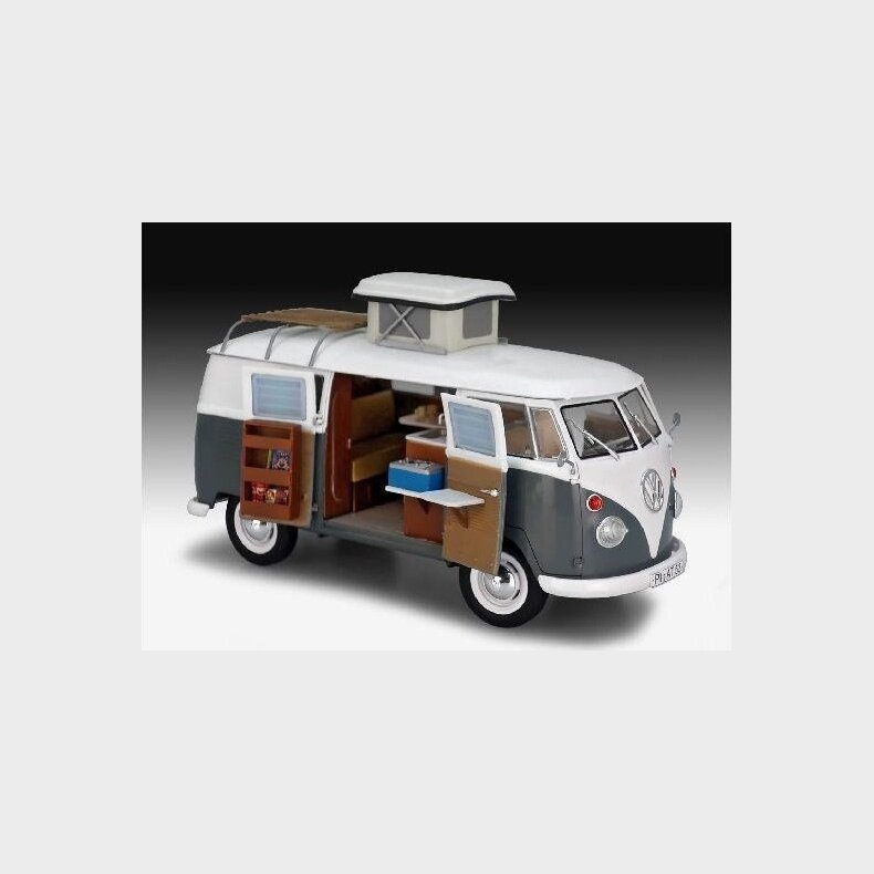 Revell - Vw T1 Camper Bil Bygges�t - 1:24 - Level 5 - 07674