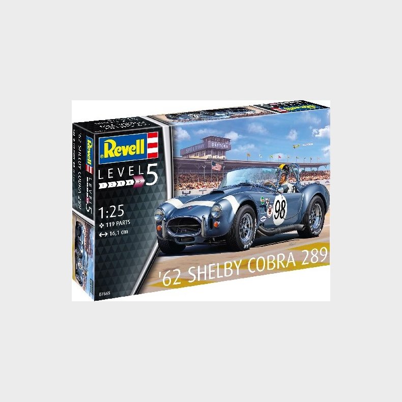 Revell - Shelby Cobra 289 Bil Bygges�t - 1:25 - Level 5 - 07669