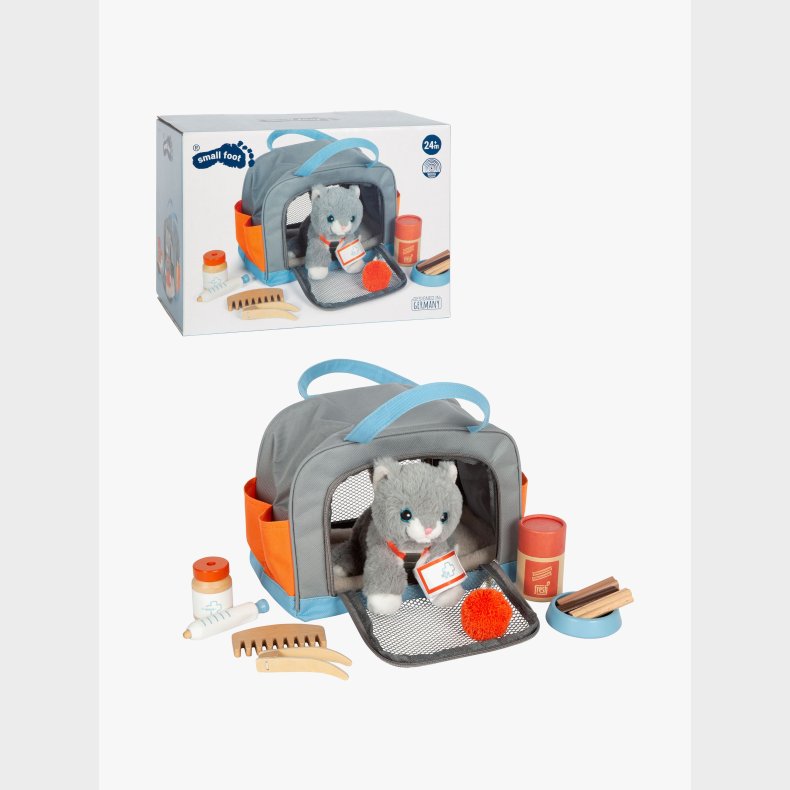 Small Foot Kat med Taske og Plejes�t