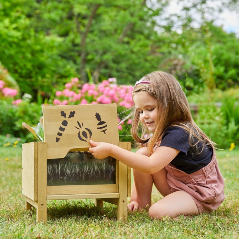 Plantekasse med vindue