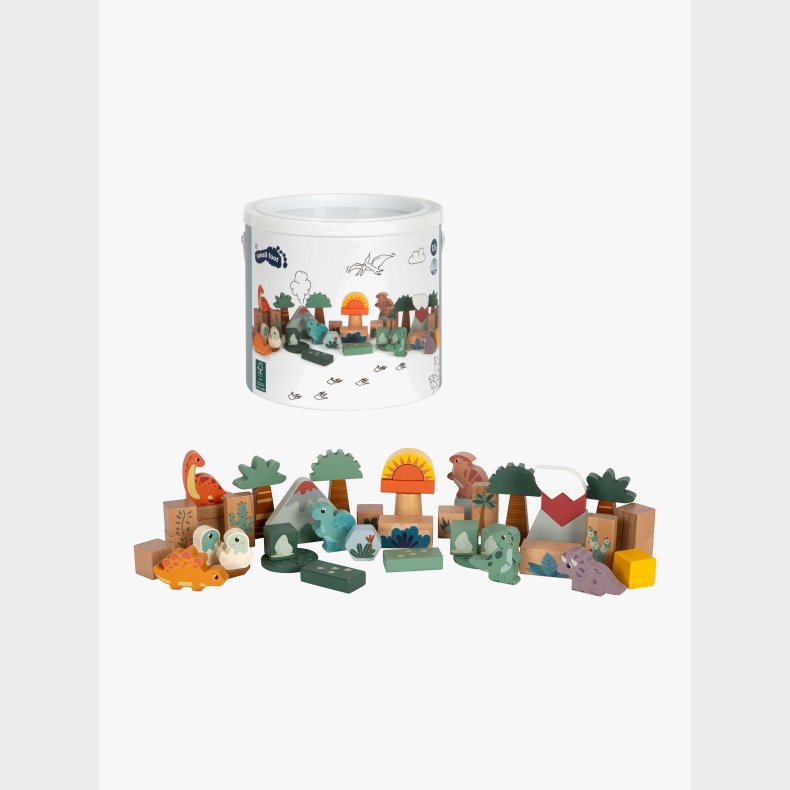 Small Foot Dino Byggeklodser i Tr� 50 Stk.