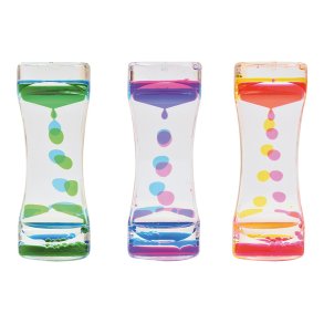 Timeglas med vske, 3 stk