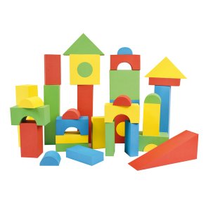 Byggeklodser af skum - Store, 56 stk