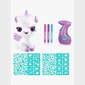 Style 4 Ever Airbrush Bamse Selvlysende Enhj�rning