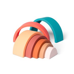 Little L | Stableregnbue, lille - Bl & beige