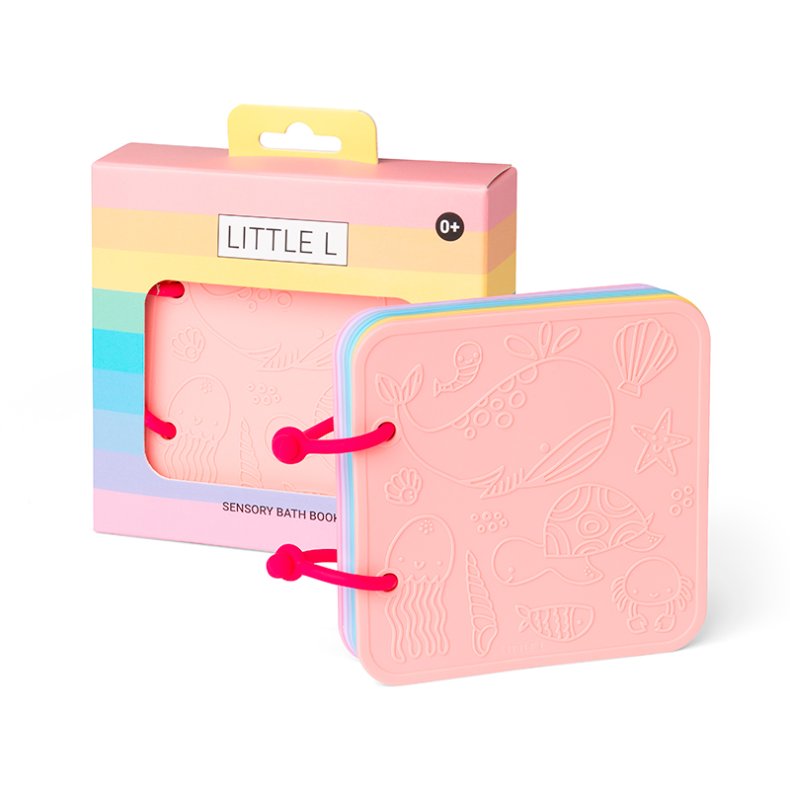 Badebog af silikone - Pink