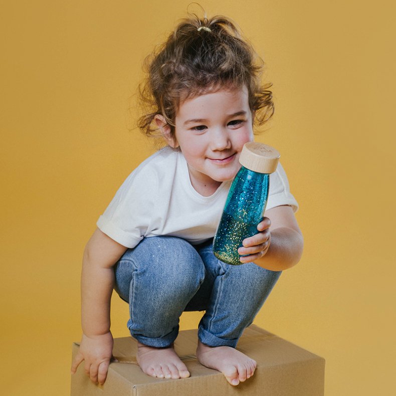 Petit Boum | Fascinationsflaske - Turkis glitter