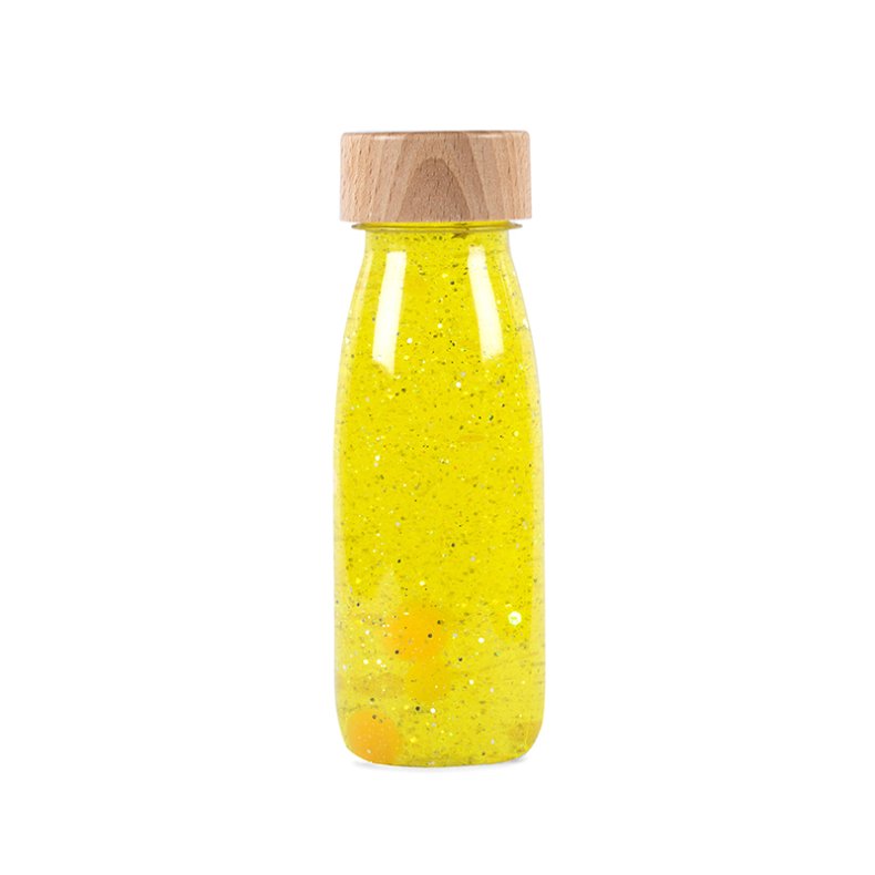 Petit Boum | Fascinationsflaske - Gul glitter