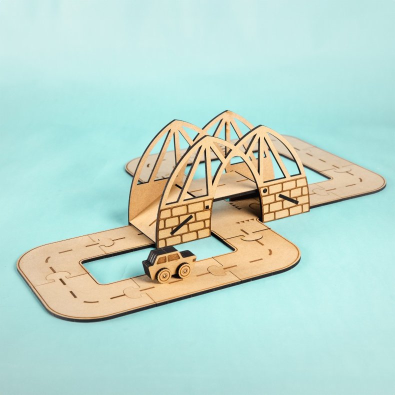 Crateit Town - Drmmenes klapbro, 20 dele