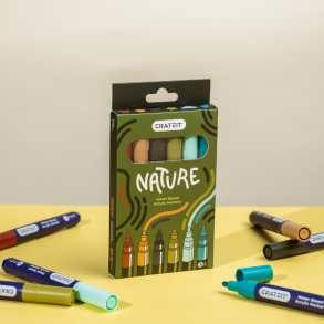 Crateit tusser - Natur 3 mm., 6 stk