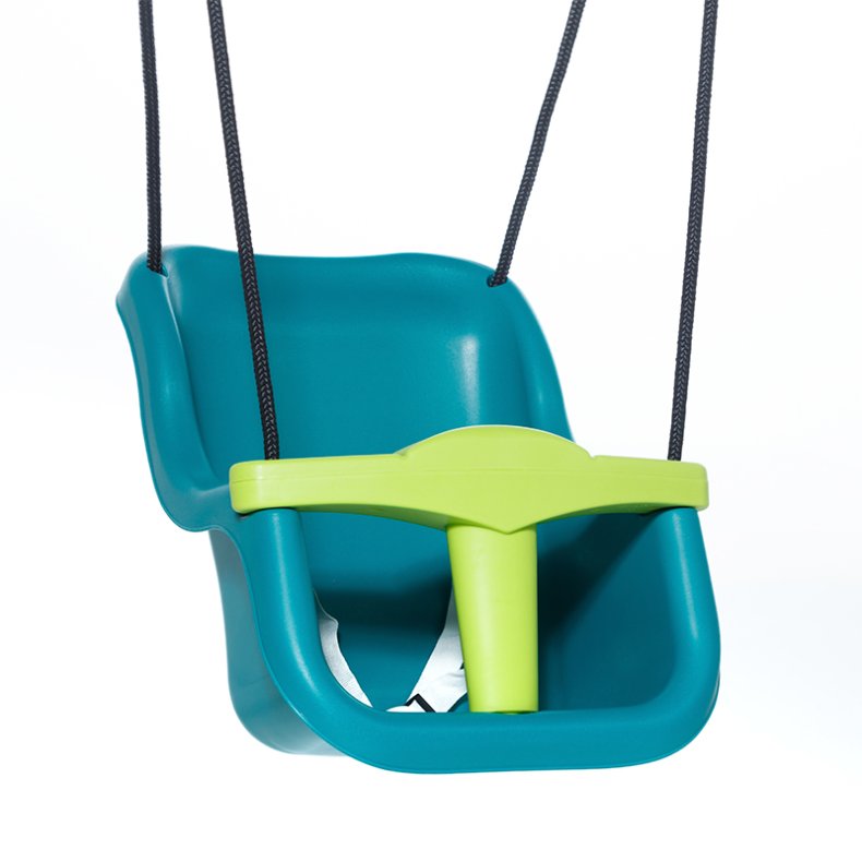 DICE | Babygynge - Turkis/lime (sort reb)