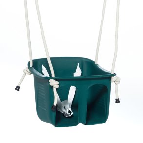 DICE | Babygynge retro - Mrkegrn (beige reb)