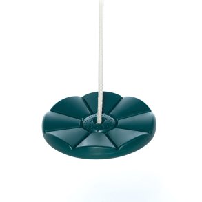 DICE | Tallerkengynge 28 cm - Mrkegrn (beige reb)