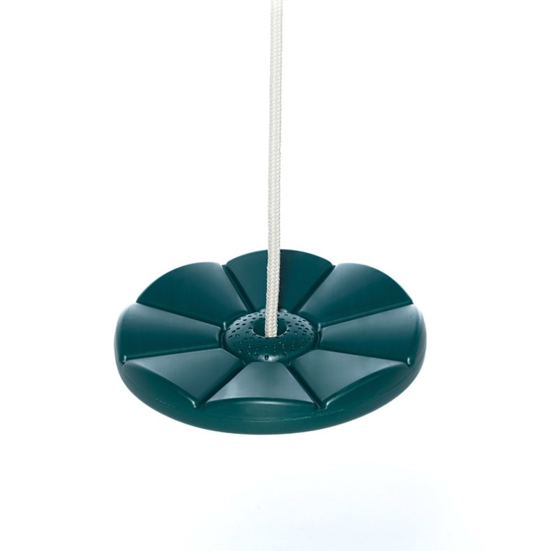 DICE | Tallerkengynge 28 cm - Mrkegrn (beige reb)