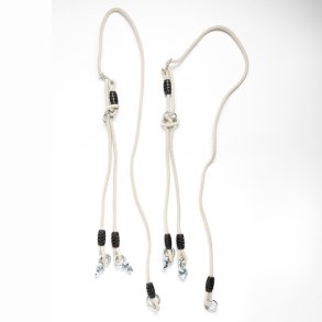 Reb til vandret dkgynge (beige reb), 2 stk