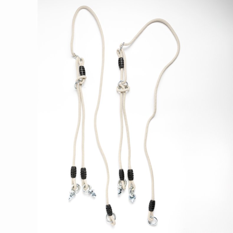 Reb til vandret dkgynge (beige reb), 2 stk