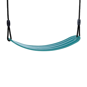 DICE | Bld gynge 67 x 14 cm - Turkis (sort reb)