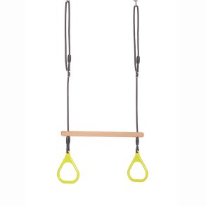 DICE | Trapezgynge m. ringe - Lime (sort reb)