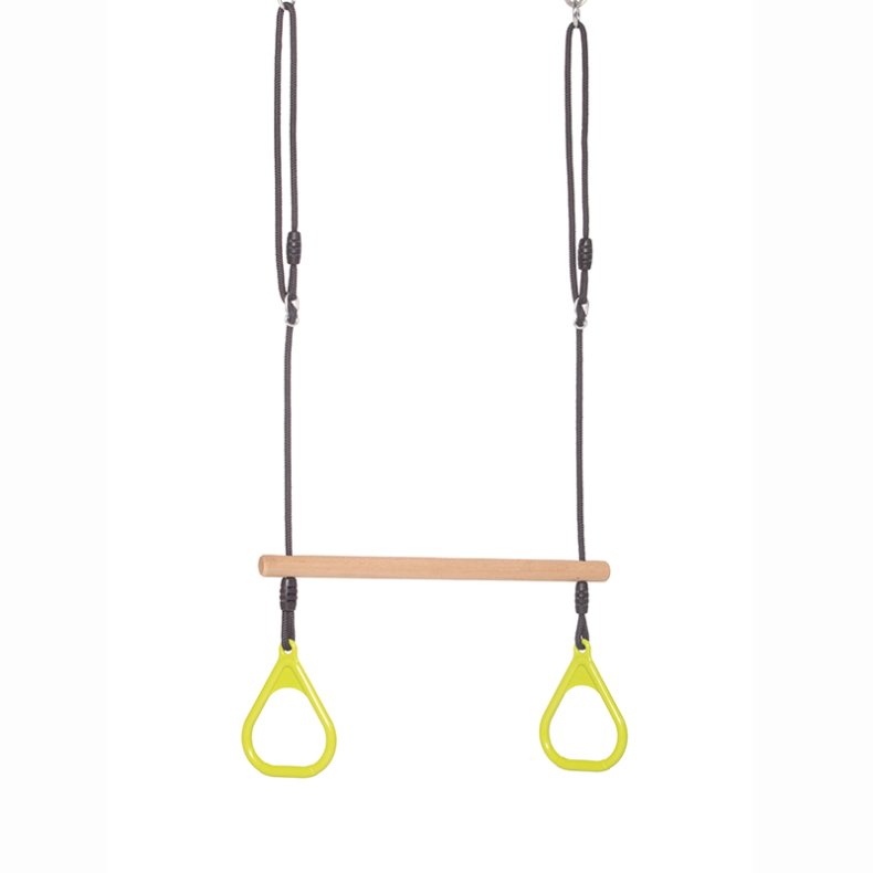 DICE | Trapezgynge m. ringe - Lime (sort reb)