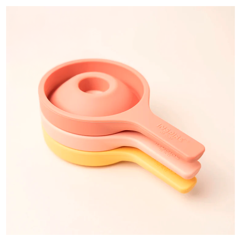 Inspire My Play | Tragt til sanseleg - Koral, 3 stk