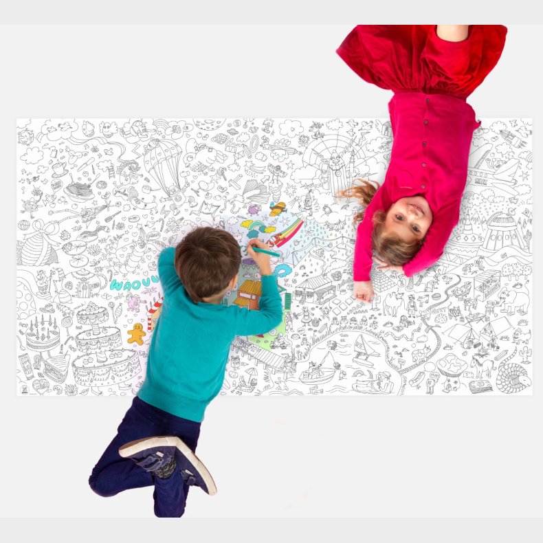 OMY | Farvel�gningsplakat XXL - Fantasiverden