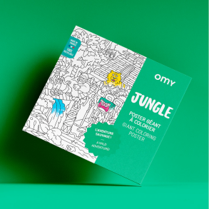 OMY | Farvelgningsplakat - Jungleliv