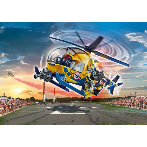 Air Stunt Show Helikopter med filmcrew
