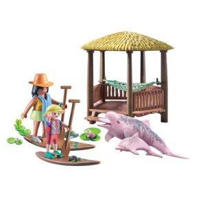 Playmobil - Wiltopia - padletur med floddelfinerne