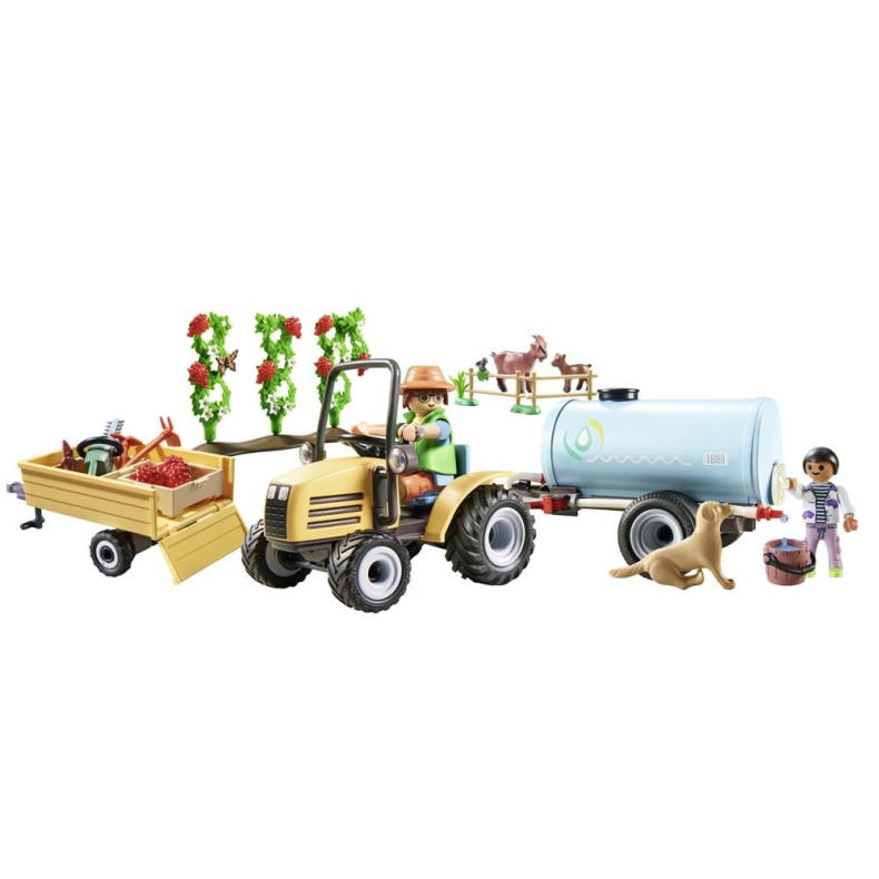 Playmobil - Traktor med anh�nger og vandtank
