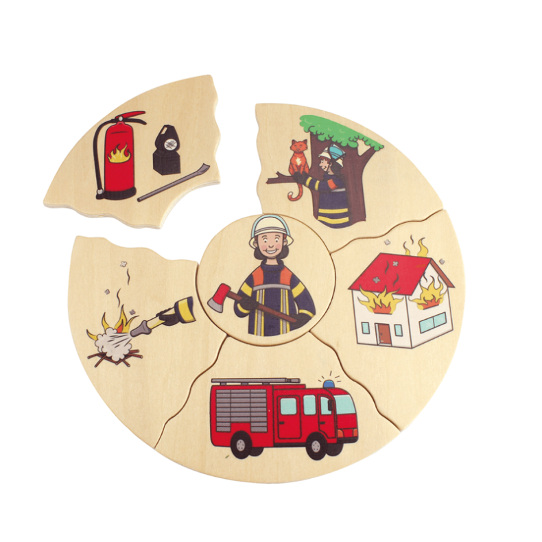 Beleduc | Puslespil i ske - Jobs, 5 stk