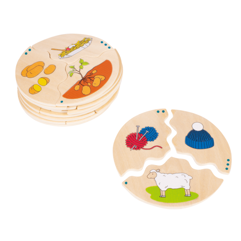 Beleduc | Puslespil i ske - Produktion, 5 stk