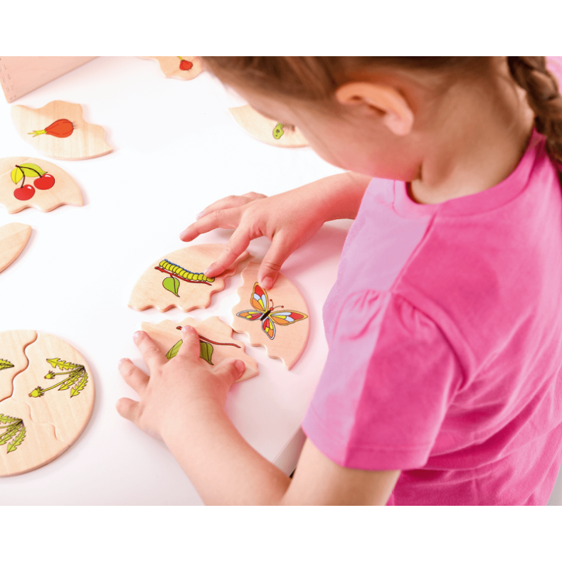 Beleduc | Puslespil i ske - Livscyklusser, 5 stk