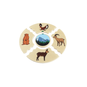 Beleduc | Puslespil i ske - Dyrenes levesteder, 5 stk