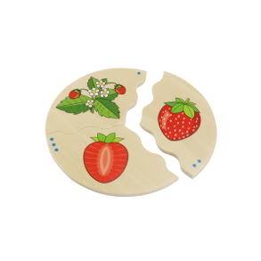Beleduc | Puslespil i ske - Frugter, 5 stk