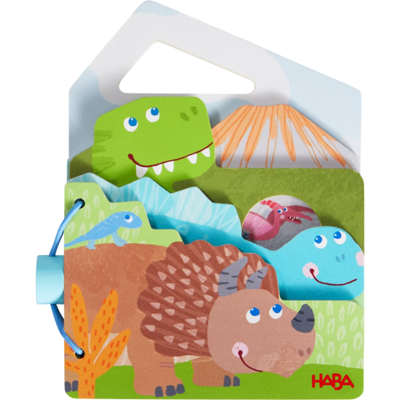 Haba | Babybog af tr - Dinosaurer