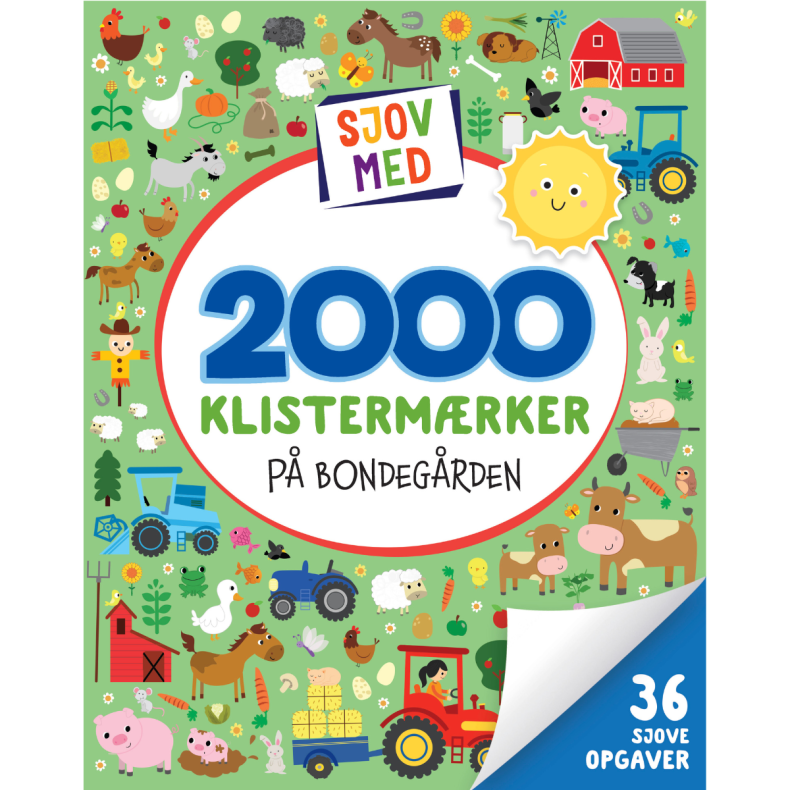 Sjov med 2.000 klisterm�rker: P� bondeg�rden