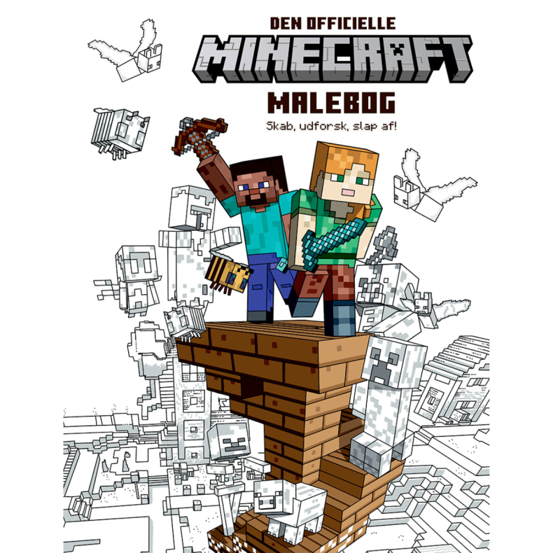 Forlaget Tukan | Den officielle Minecraft malebog