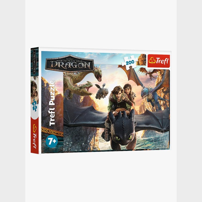 Trefl Sdan Trner Du Din Drage Puslespil 200 Brikker