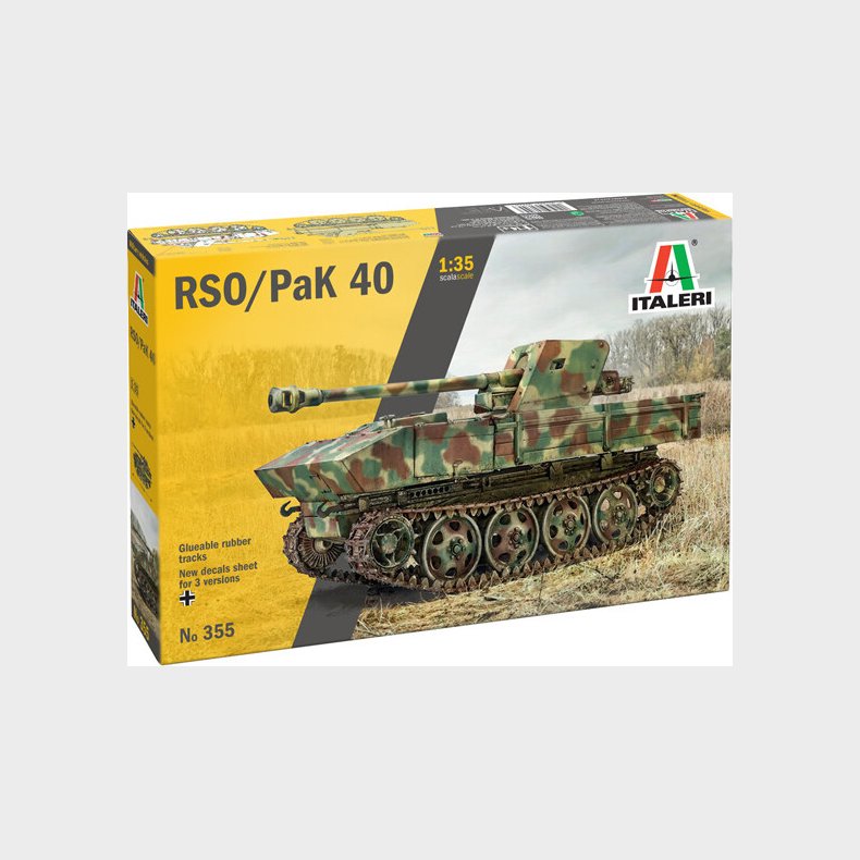 Italeri - Rso Pak40 Model Tank Bygges�t - 1:35 - 0355