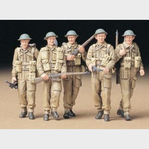 Tamiya - Britisk Infanteri P Patrulje - Model Figurer - 1/35 - 335223