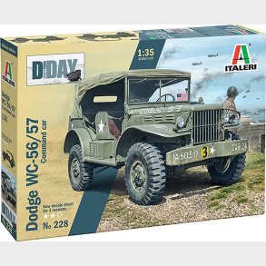 Italeri - Dodge Wc56 Dommand Car - 1:35 - 0228s