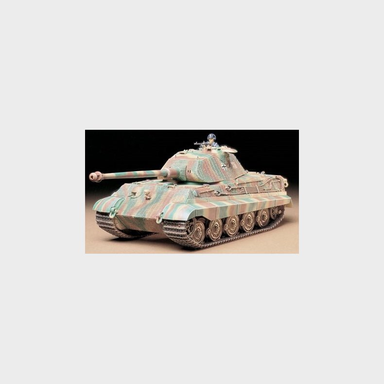 Tamiya - King Tiger Porsche Turret Tank Byggest - 1:35 - 35169