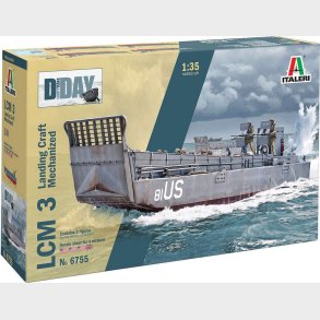 Italeri - D-day - Lcm 3 - Landing Craft Mechanized - 1:35 - 6755s