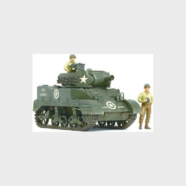 Tamiya - M8 Howitzer Motor Carriage Med 3 Model Figurer Byggest - 1:35 - 35312