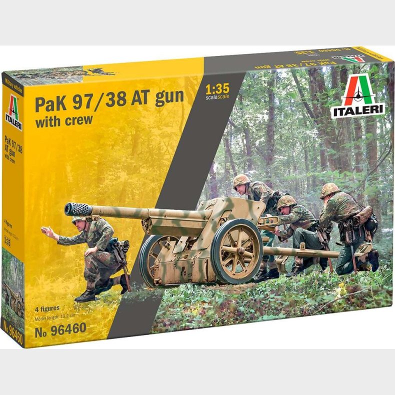 Italeri - Pak 97/38 At Gun With Crew Byggest - 1:35 - 96460