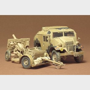 Tamiya - Quad Med 25 Pdr Kanon Bygges�t - 1:35 - 35044
