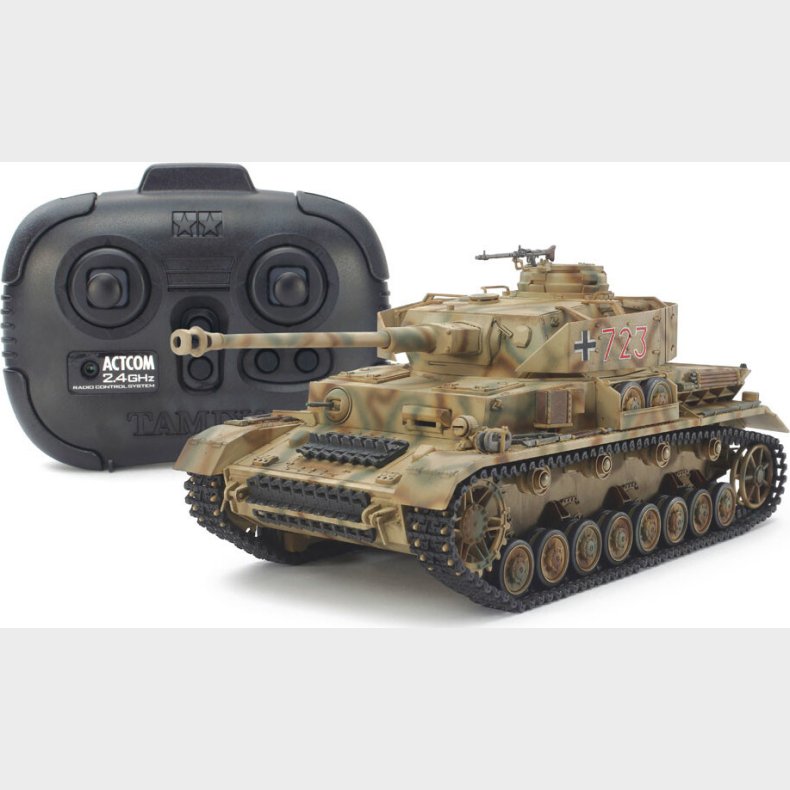 Tamiya - Rc German Tank Panzerkampfwagen Iv Ausf.j - 1/35 - 48218