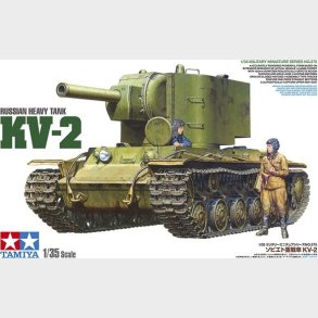 Tamiya - Kv-2 Russian Heavy Tank Byggest - 1:35 - 35375